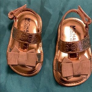 Gold sandals